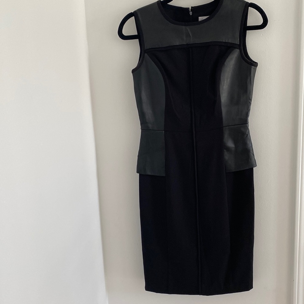 CALVIN KLEIN PEPLUM DRESS